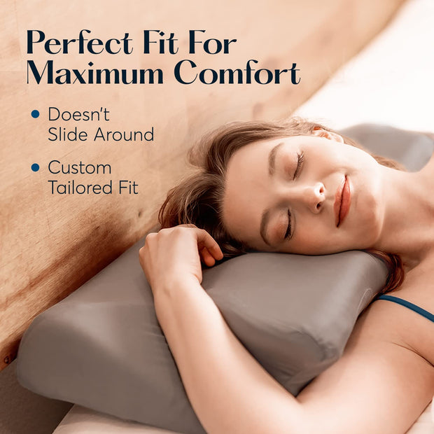 Dream Deep Silverthread Pillow Case